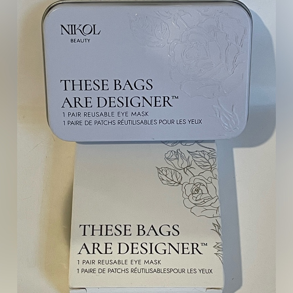 Nikol Beauty THESE BAGS ARE DESIGNER-EYE MASK Reusable Under Eye Masks Skincare - Picture 4 of 7